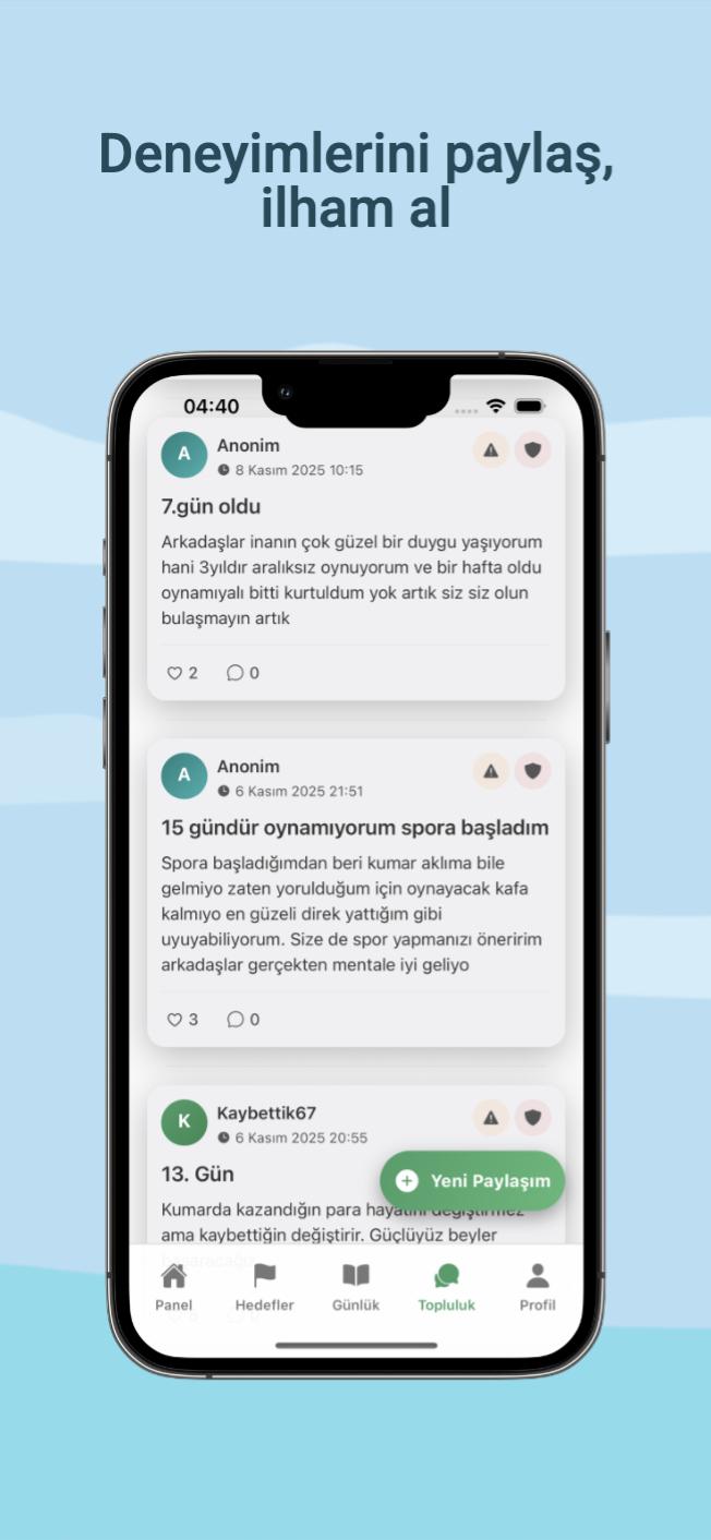 Güçlü topluluk ekran görüntüsü